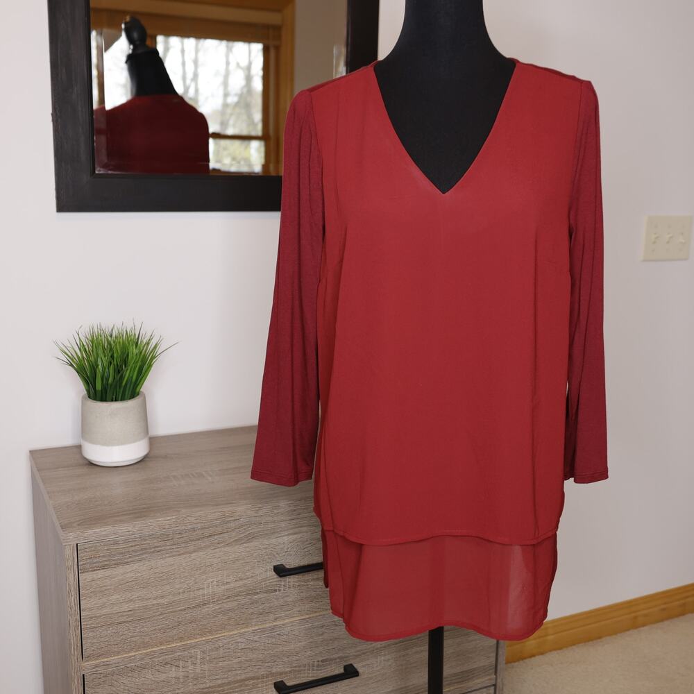 Mixed Material Shirt